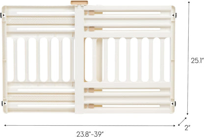 Pet Gate, Adjustable Width, Gray