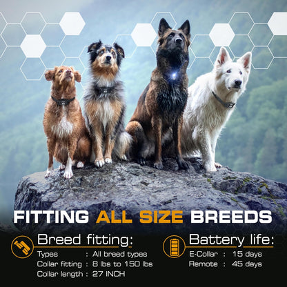 Ultra K9 Dog Training Collar with Remote, 124 Levels E Collar