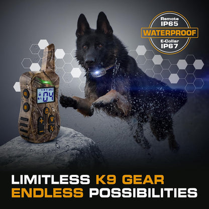 Ultra K9 Dog Training Collar with Remote, 124 Levels E Collar