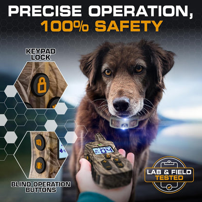 Ultra K9 Dog Training Collar with Remote, 124 Levels E Collar