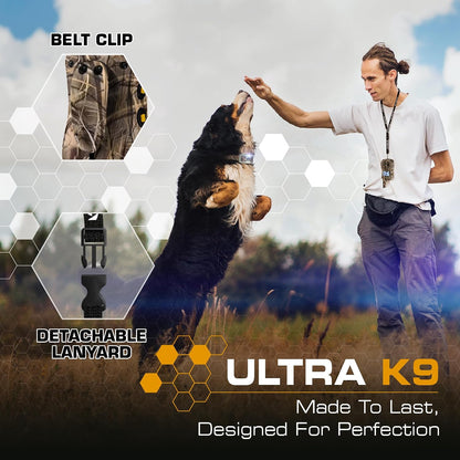 Ultra K9 Dog Training Collar with Remote, 124 Levels E Collar