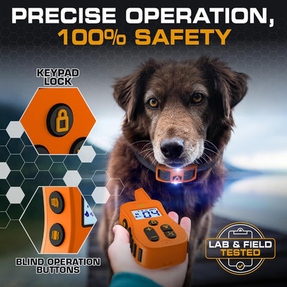 Ultra K9 Dog Training Collar with Remote, 124 Levels E Collar