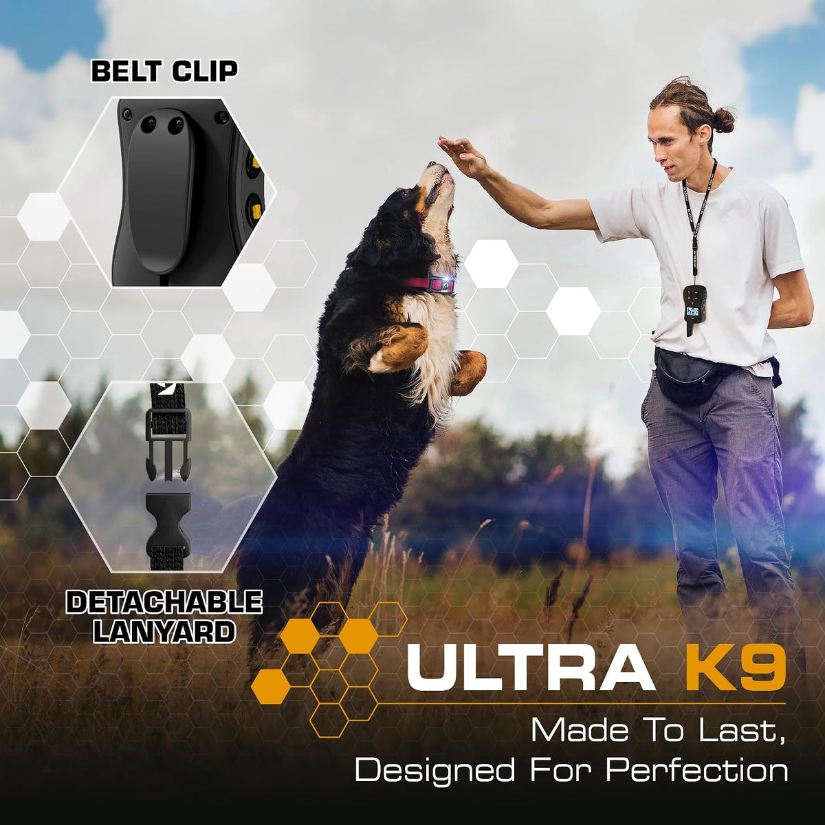 Ultra K9 Dog Training Collar with Remote, 124 Levels E Collar