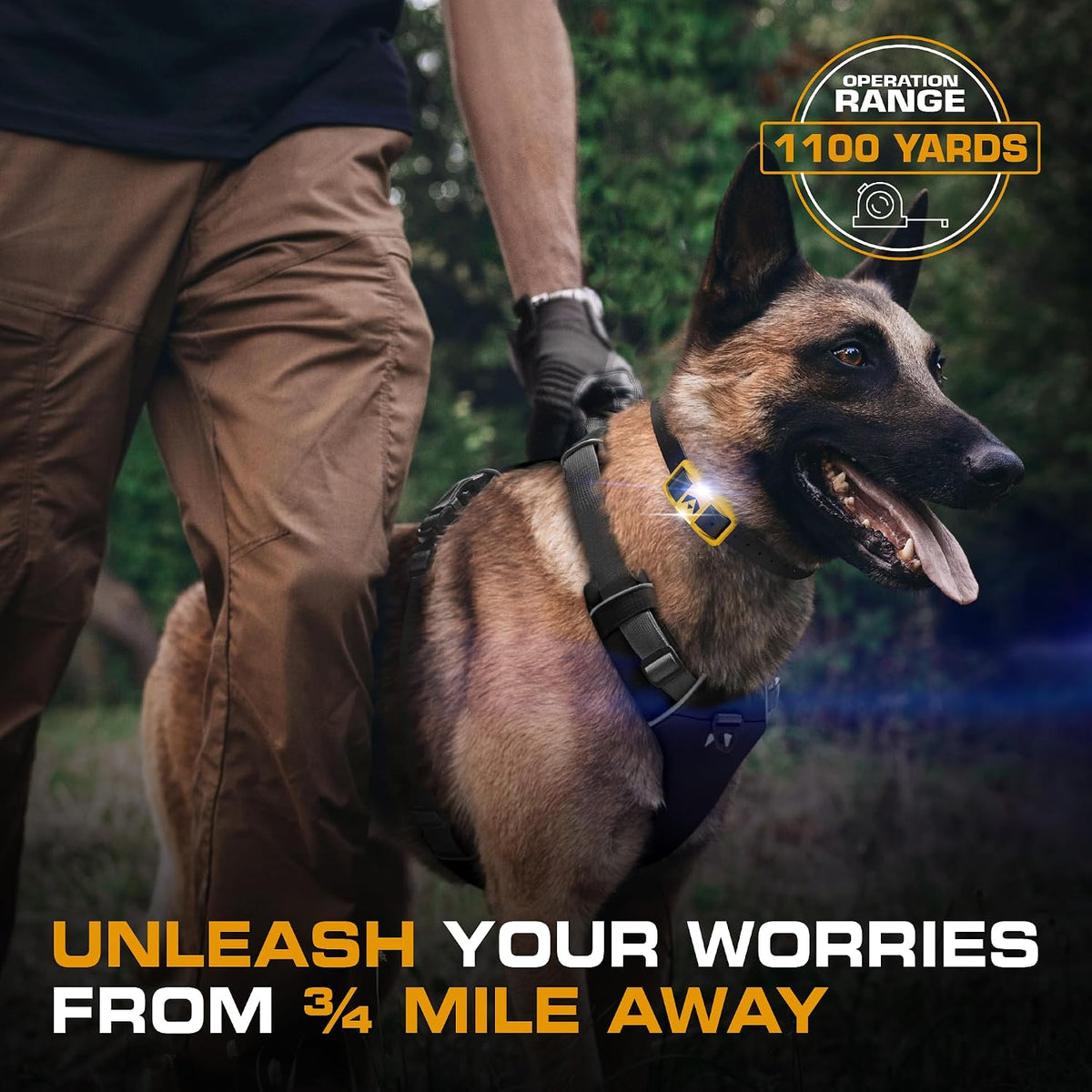 Ultra K9 Dog Training Collar with Remote, 124 Levels E Collar