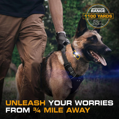 Ultra K9 Dog Training Collar with Remote, 124 Levels E Collar