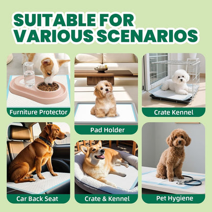 Heavy Duty Puppy Pee Pads 22"x23"-100 Count | Dog Pee Training Pads Super Absorbent & Leak-Proof | Disposable Pet Piddle and Potty Pads for Puppies | Dogs | Doggie| Cats | Rabbits