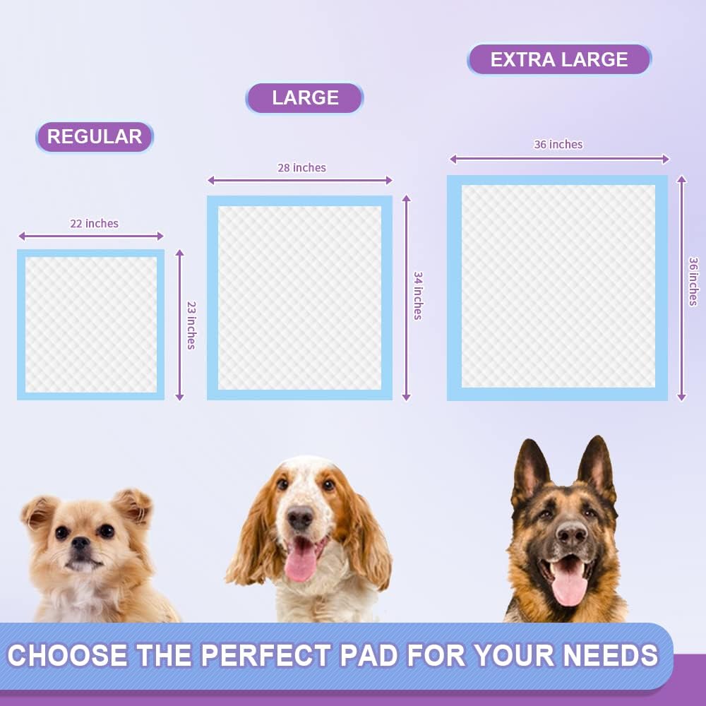 Heavy Duty Puppy Pee Pads 22"x23"-100 Count | Dog Pee Training Pads Super Absorbent & Leak-Proof | Disposable Pet Piddle and Potty Pads for Puppies | Dogs | Doggie| Cats | Rabbits