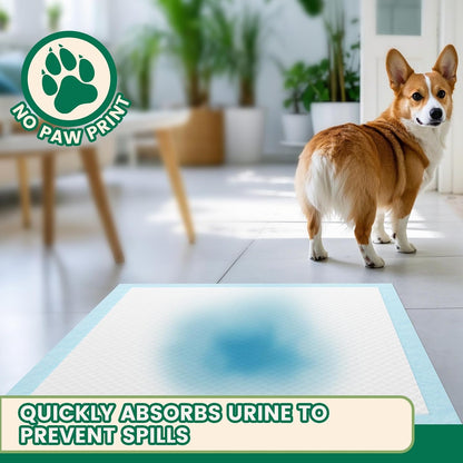Heavy Duty Puppy Pee Pads 22"x23"-100 Count | Dog Pee Training Pads Super Absorbent & Leak-Proof | Disposable Pet Piddle and Potty Pads for Puppies | Dogs | Doggie| Cats | Rabbits