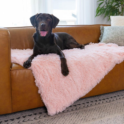Dog Blanket, Shag Faux Fur, Taupe, 30" x 40"