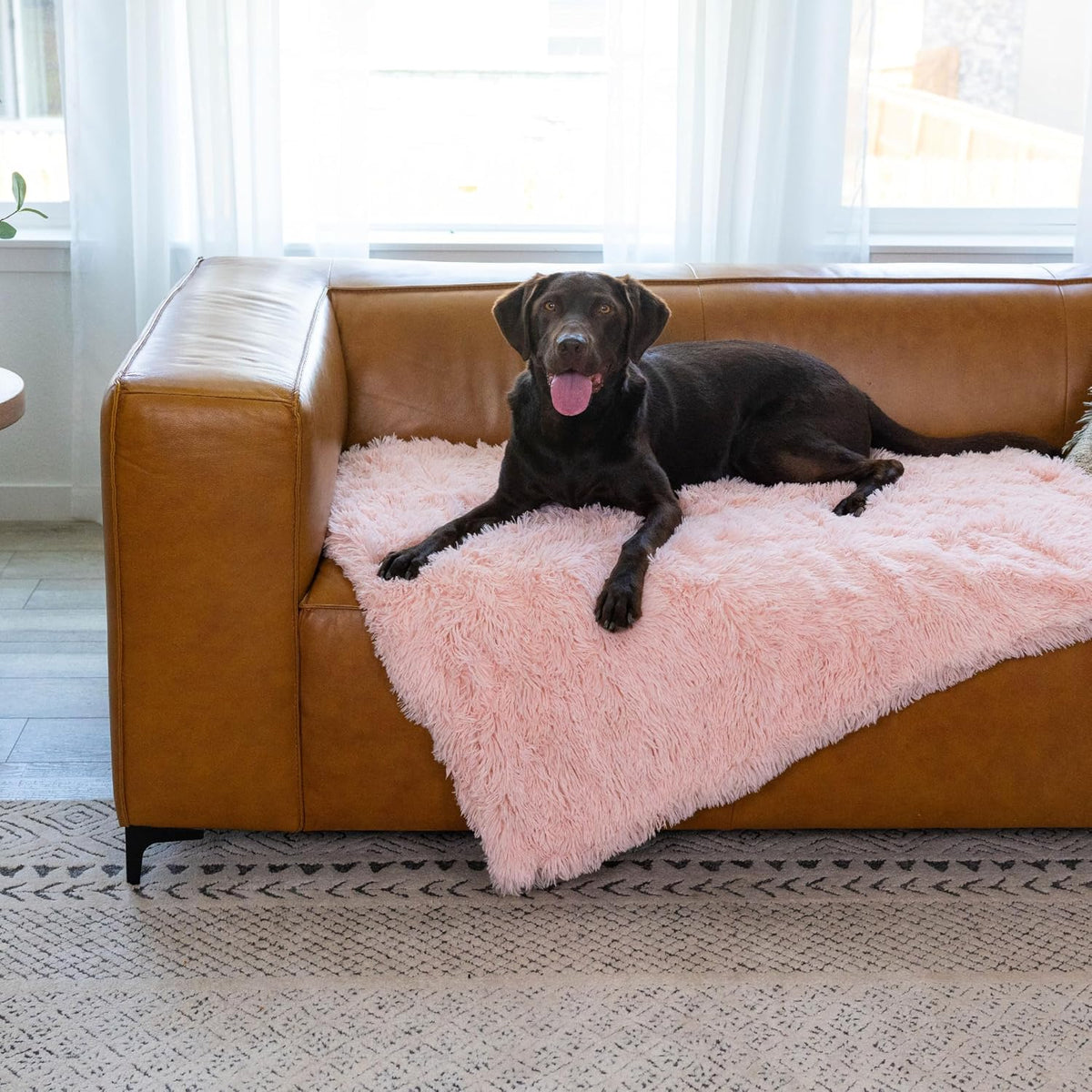 Dog Blanket, Shag Faux Fur, Taupe, 30" x 40"