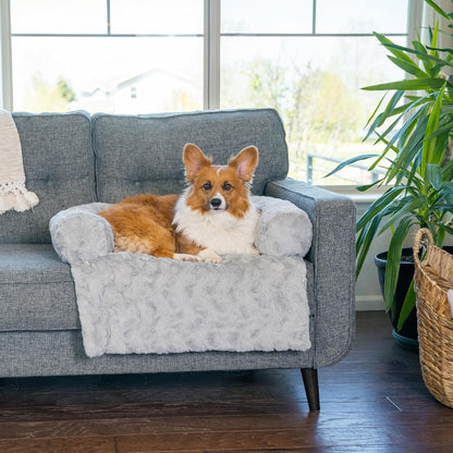 Dog Blanket, Shag Faux Fur, Taupe, 30" x 40"