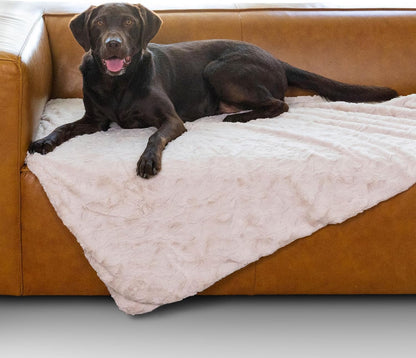 Dog Blanket, Shag Faux Fur, Taupe, 30" x 40"