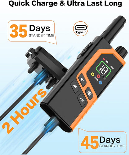 Dog Shock Collar, 3300FT Dog Training Collar with Remote for 10-120lbs Dogs