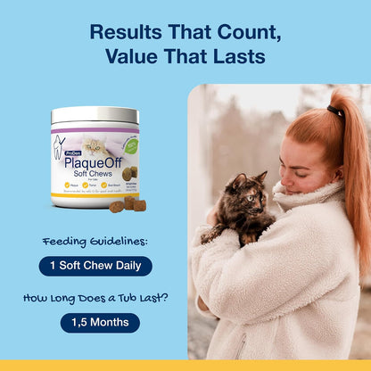 Dental Soft Chews with Natural Kelp for Dogs - 90 Ct