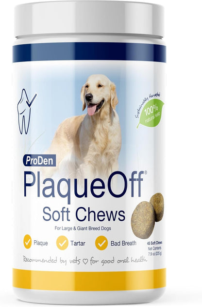 Dental Soft Chews with Natural Kelp for Dogs - 90 Ct