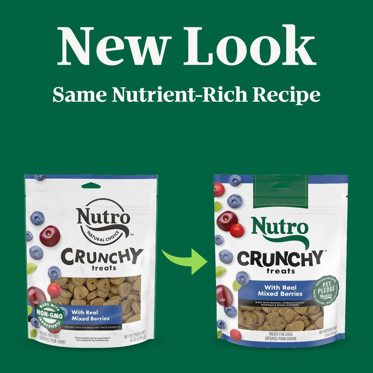 Crunchy Dog Treats with Real Mixed Berries, 16 oz