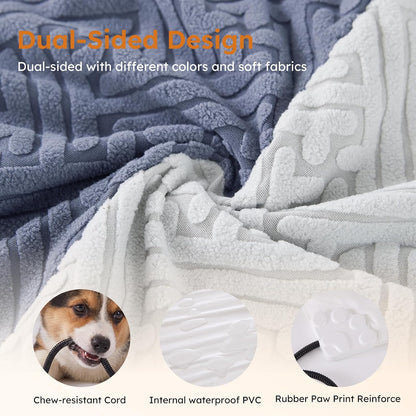 Dog Heating Pad Medium, Heated Dog Bed, 11 Temp & 25 Timer Settings