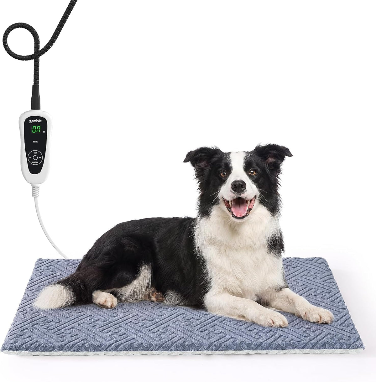 Dog Heating Pad Medium, Heated Dog Bed, 11 Temp & 25 Timer Settings