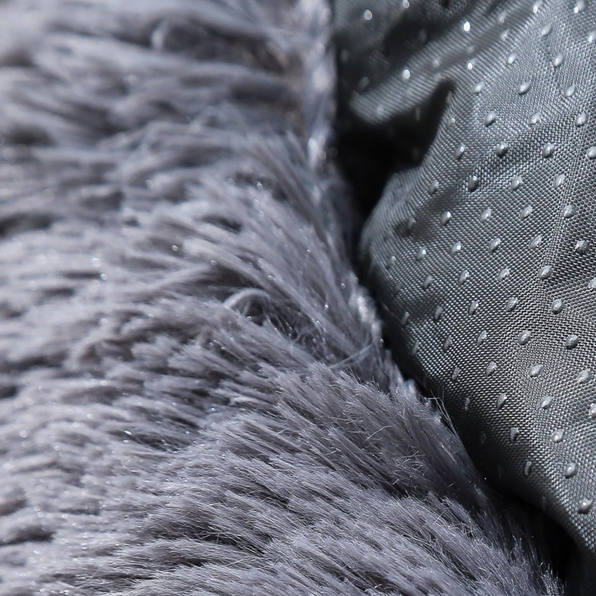 Donut Cat Bed, Calming Dog Beds for Small Dogs & Indoor Cats, Dark Dray