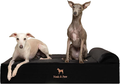 XL Dog Bed, 45x35x9.1 Inch, Orthopedic Large Dog Beds, Eggshell Memory Foam Infused with Cooling Gel, Water Resistant, Machine Washable, Includes Inner Cover