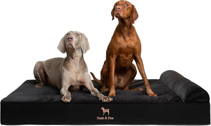 XL Dog Bed, 45x35x9.1 Inch, Orthopedic Large Dog Beds, Eggshell Memory Foam Infused with Cooling Gel, Water Resistant, Machine Washable, Includes Inner Cover