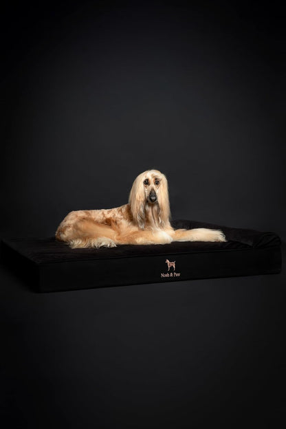 XL Dog Bed, 45x35x9.1 Inch, Orthopedic Large Dog Beds, Eggshell Memory Foam Infused with Cooling Gel, Water Resistant, Machine Washable, Includes Inner Cover