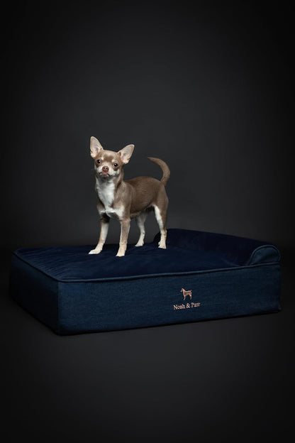 XL Dog Bed, 45x35x9.1 Inch, Orthopedic Large Dog Beds, Eggshell Memory Foam Infused with Cooling Gel, Water Resistant, Machine Washable, Includes Inner Cover
