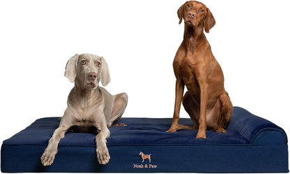 XL Dog Bed, 45x35x9.1 Inch, Orthopedic Large Dog Beds, Eggshell Memory Foam Infused with Cooling Gel, Water Resistant, Machine Washable, Includes Inner Cover