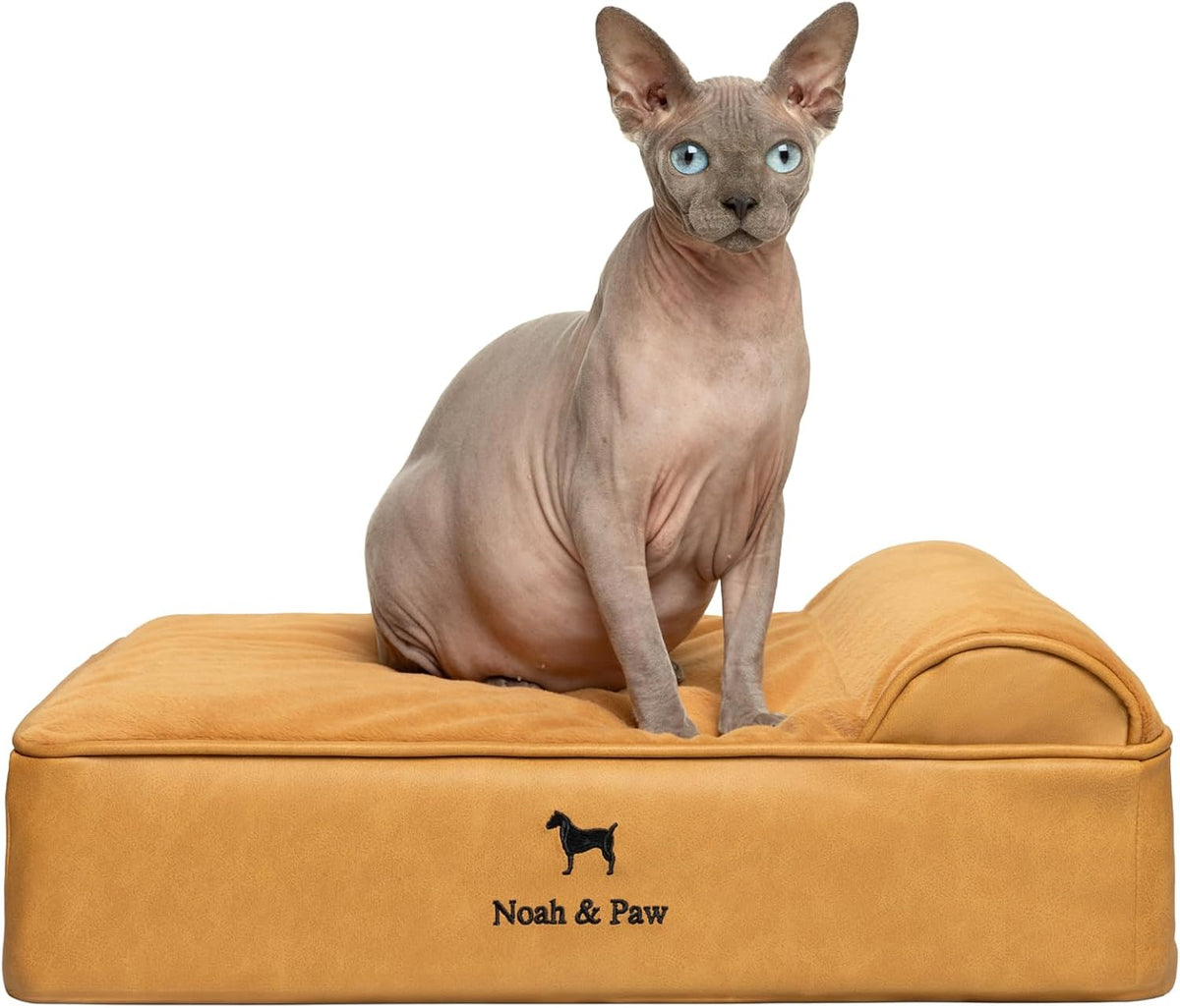 XL Dog Bed, 45x35x9.1 Inch, Orthopedic Large Dog Beds, Eggshell Memory Foam Infused with Cooling Gel, Water Resistant, Machine Washable, Includes Inner Cover