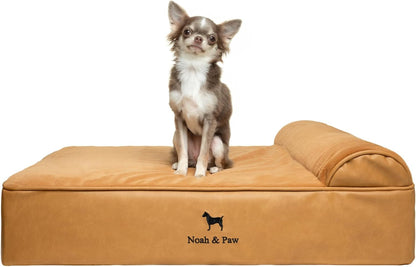 XL Dog Bed, 45x35x9.1 Inch, Orthopedic Large Dog Beds, Eggshell Memory Foam Infused with Cooling Gel, Water Resistant, Machine Washable, Includes Inner Cover