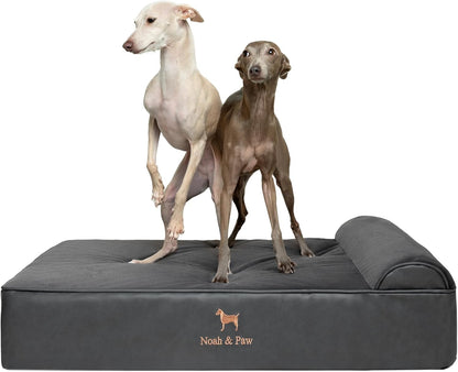 XL Dog Bed, 45x35x9.1 Inch, Orthopedic Large Dog Beds, Eggshell Memory Foam Infused with Cooling Gel, Water Resistant, Machine Washable, Includes Inner Cover