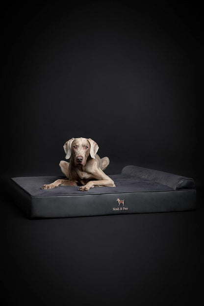 XL Dog Bed, 45x35x9.1 Inch, Orthopedic Large Dog Beds, Eggshell Memory Foam Infused with Cooling Gel, Water Resistant, Machine Washable, Includes Inner Cover