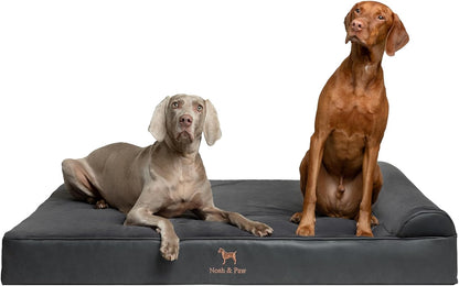 XL Dog Bed, 45x35x9.1 Inch, Orthopedic Large Dog Beds, Eggshell Memory Foam Infused with Cooling Gel, Water Resistant, Machine Washable, Includes Inner Cover