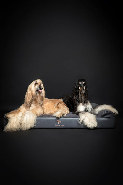 XL Dog Bed, 45x35x9.1 Inch, Orthopedic Large Dog Beds, Eggshell Memory Foam Infused with Cooling Gel, Water Resistant, Machine Washable, Includes Inner Cover