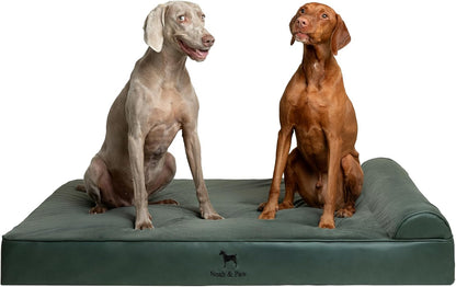XL Dog Bed, 45x35x9.1 Inch, Orthopedic Large Dog Beds, Eggshell Memory Foam Infused with Cooling Gel, Water Resistant, Machine Washable, Includes Inner Cover
