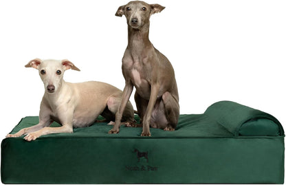 XL Dog Bed, 45x35x9.1 Inch, Orthopedic Large Dog Beds, Eggshell Memory Foam Infused with Cooling Gel, Water Resistant, Machine Washable, Includes Inner Cover