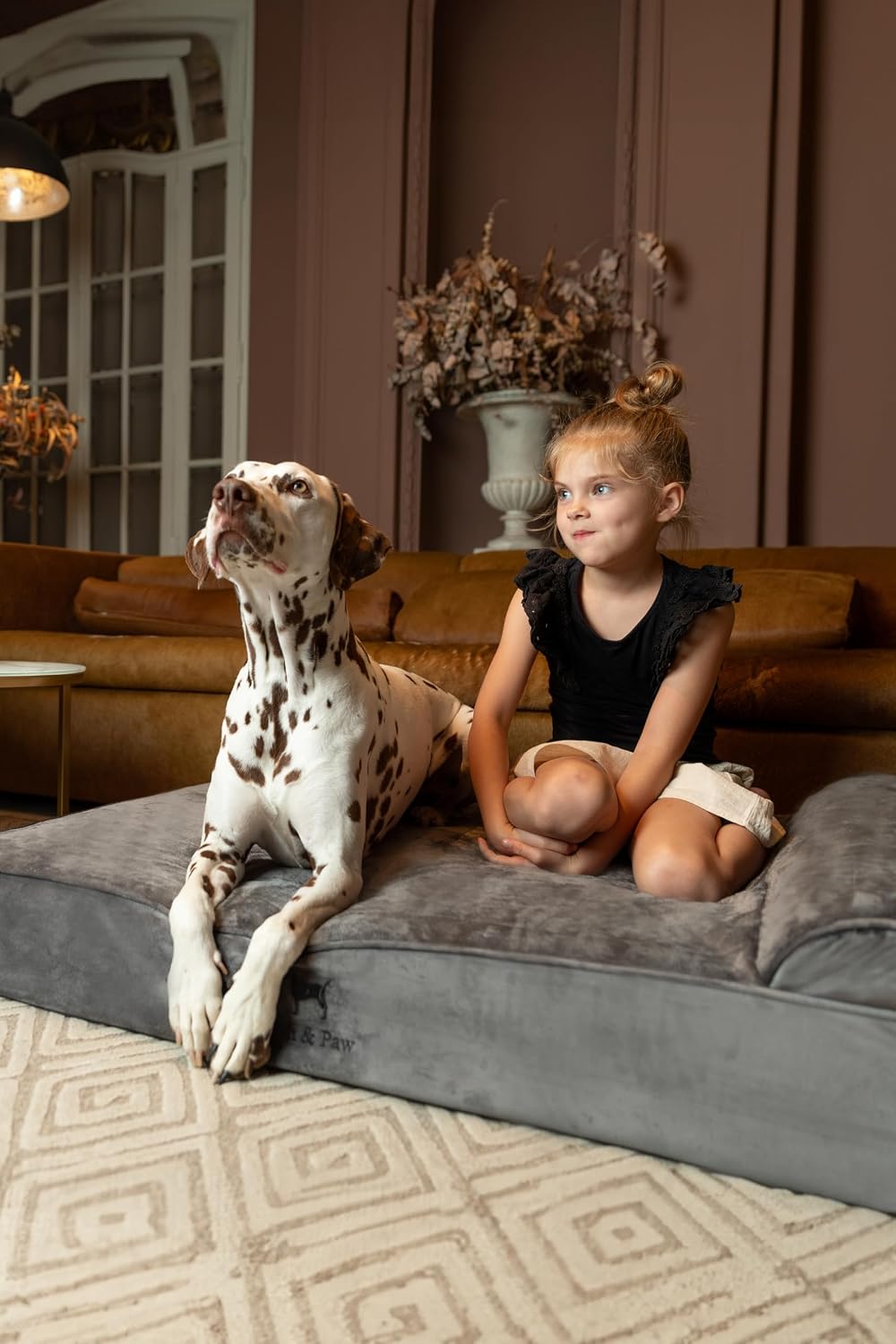 XL Dog Bed, 45x35x9.1 Inch, Orthopedic Large Dog Beds, Eggshell Memory Foam Infused with Cooling Gel, Water Resistant, Machine Washable, Includes Inner Cover
