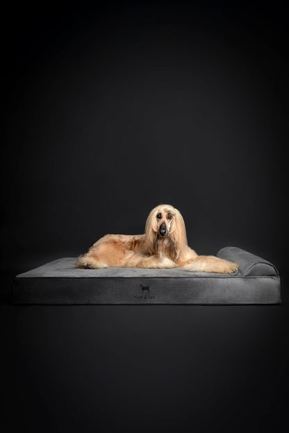 XL Dog Bed, 45x35x9.1 Inch, Orthopedic Large Dog Beds, Eggshell Memory Foam Infused with Cooling Gel, Water Resistant, Machine Washable, Includes Inner Cover