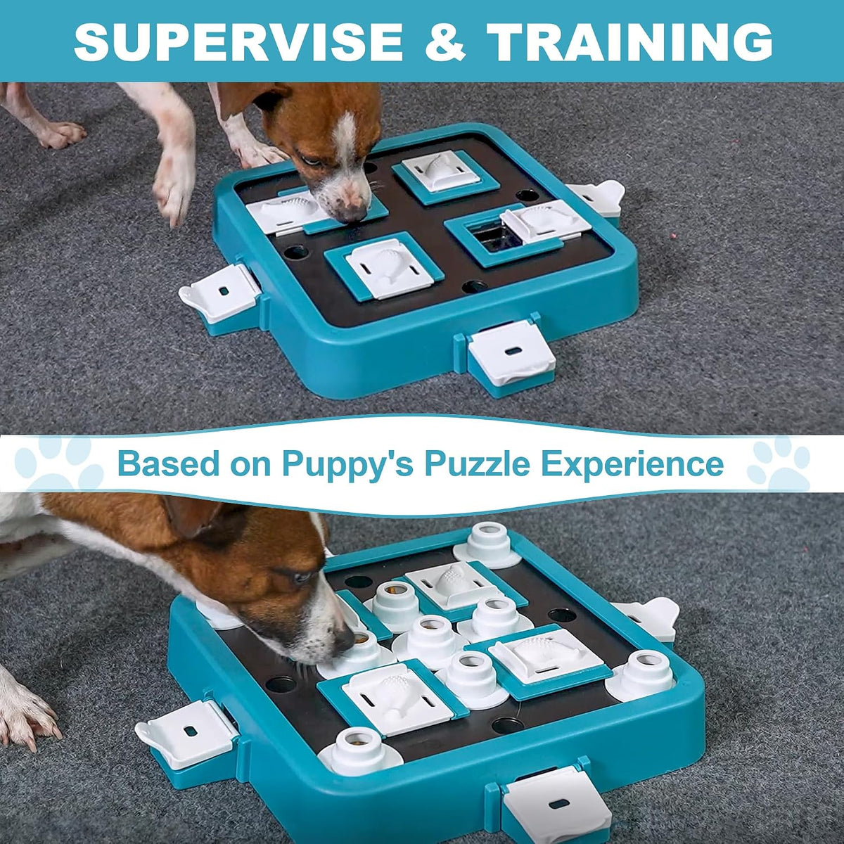 Dog Puzzle Toy Large Size - Adjustable Levels Food & Treat Game