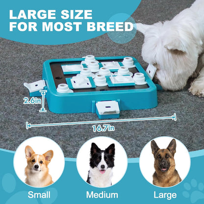 Dog Puzzle Toy Large Size - Adjustable Levels Food & Treat Game