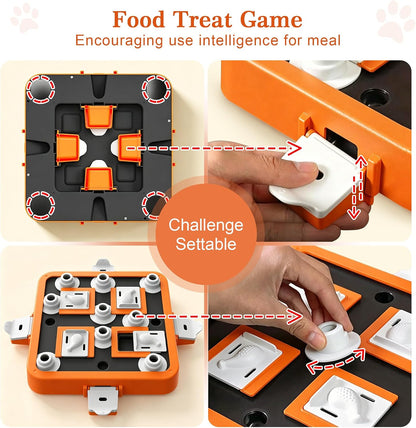Dog Puzzle Toy Large Size - Adjustable Levels Food & Treat Game