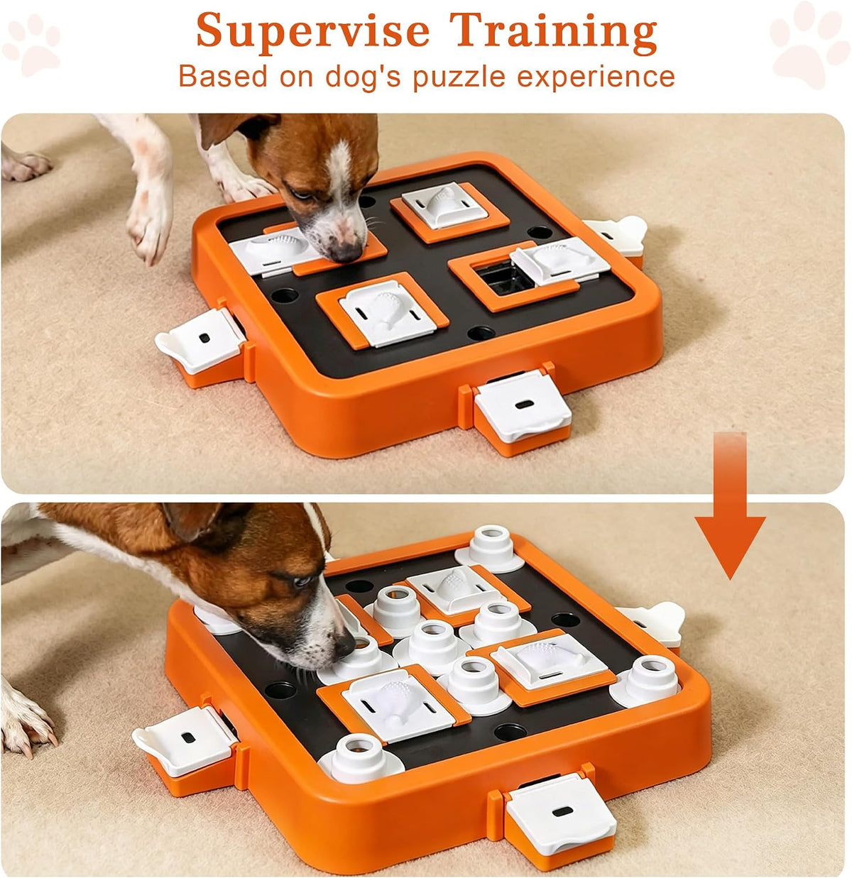 Dog Puzzle Toy Large Size - Adjustable Levels Food & Treat Game