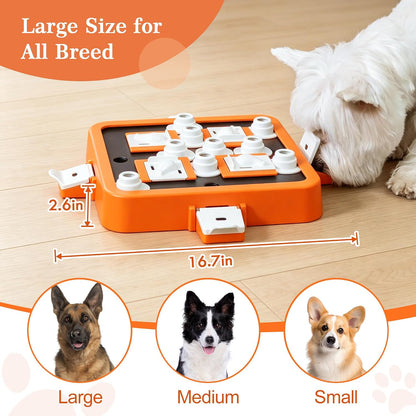 Dog Puzzle Toy Large Size - Adjustable Levels Food & Treat Game