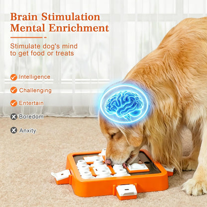 Dog Puzzle Toy Large Size - Adjustable Levels Food & Treat Game