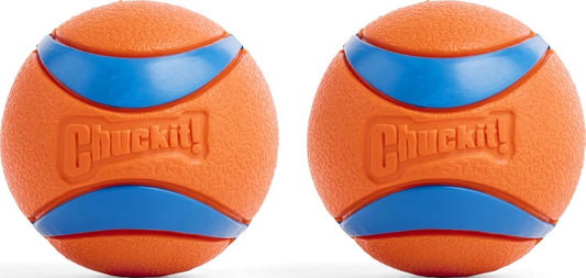 ! Ultra Ball Dog Toy, Durable Rubber, Medium 2.5-in, 2 Pack