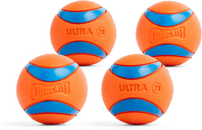 ! Ultra Ball Dog Toy, Durable Rubber, Medium 2.5-in, 2 Pack