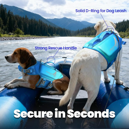 Dog Life Vest High Buoyancy Dog Swim Vest, M, Pink