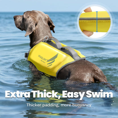 Dog Life Vest High Buoyancy Dog Swim Vest, M, Pink