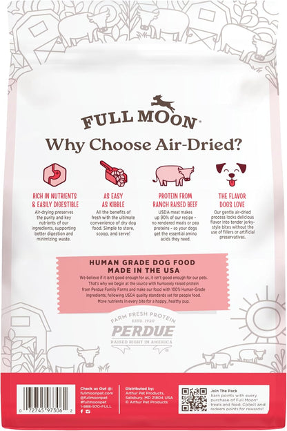 Full Moon® Pure Protein Air Dried Dog Food Ranch Raised Beef Recipe 1lb