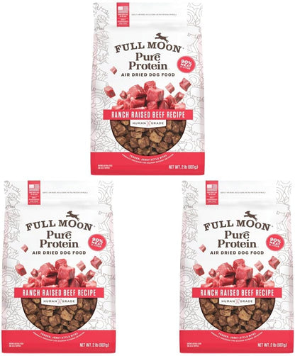 Full Moon® Pure Protein Air Dried Dog Food Ranch Raised Beef Recipe 1lb